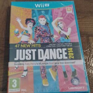 NEW Just Dance 2014 Nintendo Wii U Game By Ubisoft, 47 Hits, 1-5 Players, PAL